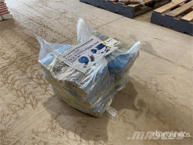 Quantity of (20) 2.4 in x 33 ft Blue Heavy Duty Ra Drugi deli