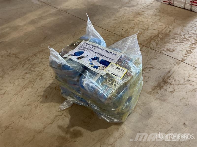 Quantity of (20) 2.4 in x 33 ft Blue Heavy Duty Ra Drugi deli