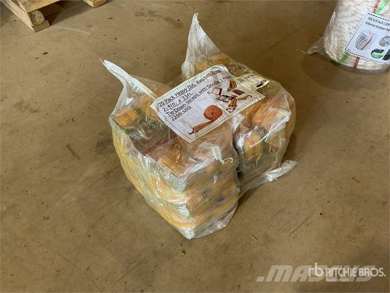 Quantity of (20) 2.4 in x 33 ft Yellow Heavy Duty Drugi deli
