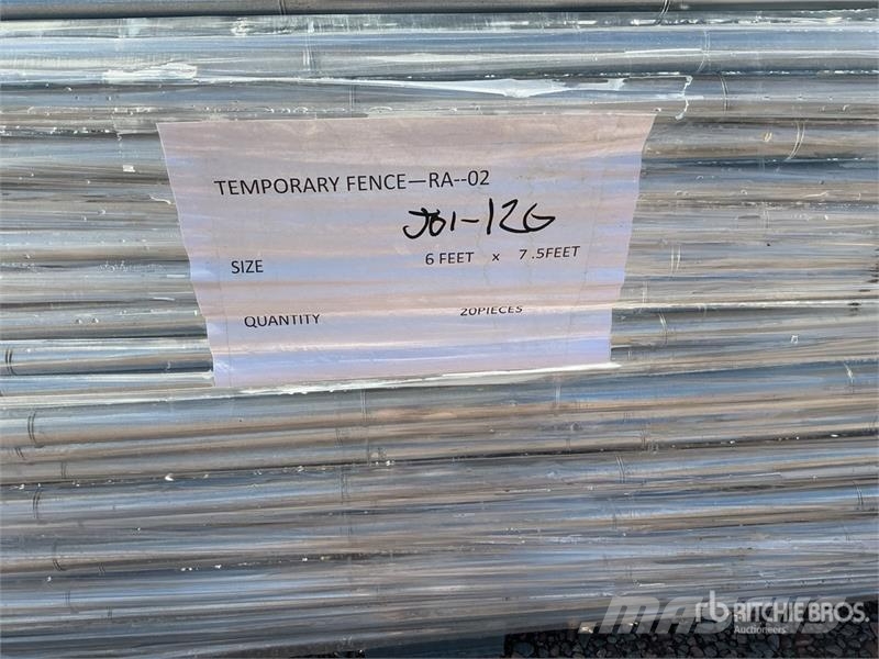Quantity of (20) 7 ft 5 in x 6 ft Chain Link Tempo Drugi deli