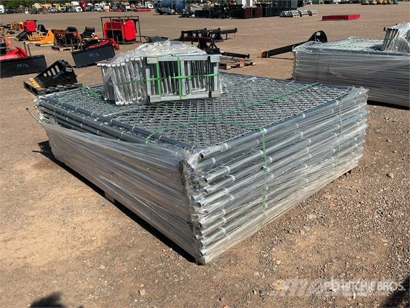 Quantity of (20) 7 ft 5 in x 6 ft Chain Link Tempo Drugi deli