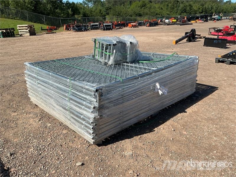 Quantity of (20) 7 ft 5 in x 6 ft Chain Link Tempo Drugi deli