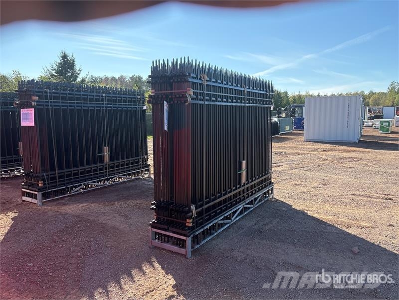 Quantity of (20) 9 ft 3 in x 6 ft 4 in Powder Coat Fencing equipment