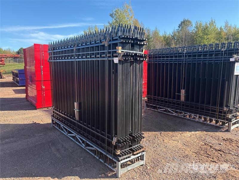 Quantity of (20) 9 ft 3 in x 6 ft 4 in Powder Coat Fencing equipment