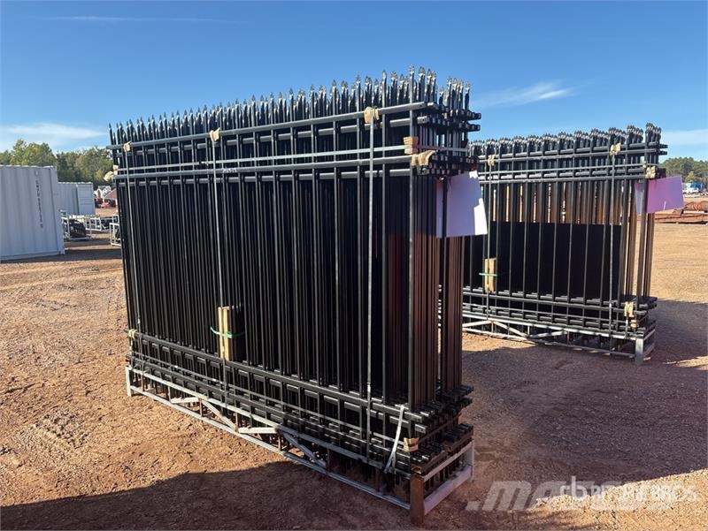 Quantity of (20) 9 ft 3 in x 6 ft 4 in Powder Coat Fencing equipment