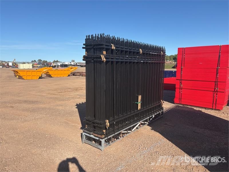 Quantity of (20) 9 ft 3 in x 6 ft 4 in Powder Coat Fencing equipment