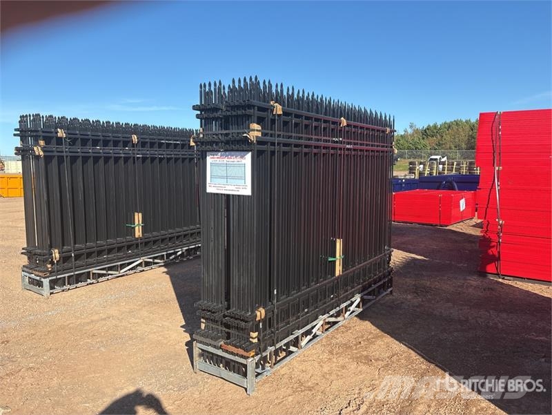 Quantity of (20) 9 ft 3 in x 6 ft 4 in Powder Coat Fencing equipment