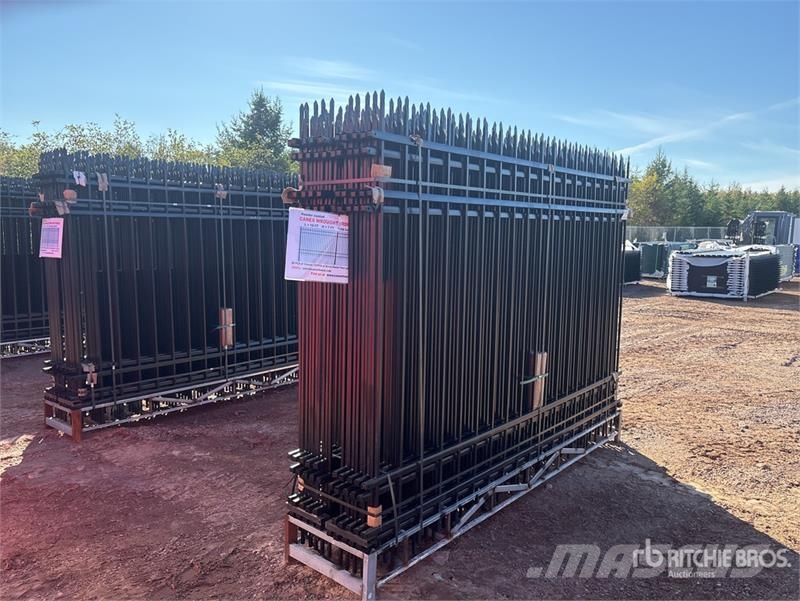 Quantity of (20) 9 ft 3 in x 6 ft 4 in Powder Coat Fencing equipment