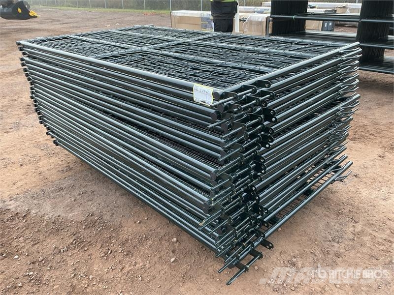 Quantity of (24) BYT MSPP07 7 ft Mesh Sheep Lives Оборудование для животноводческих ферм