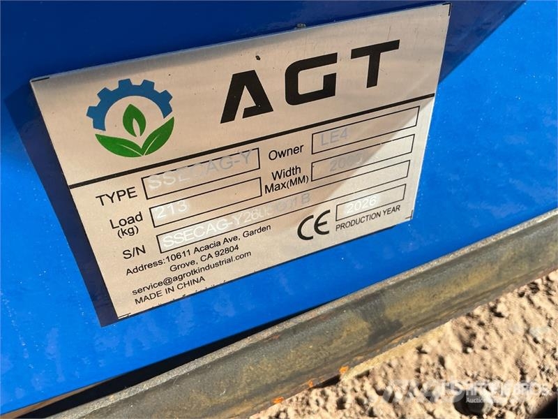 Quantity of (3) AGT SSECAG-Y Skid Steer Auger (Un Навесные гидробуры