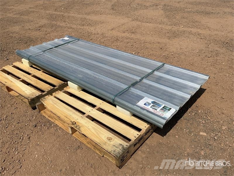  Quantity of (30) 7.87ft x 35in Clear Polycarbonate Winches, hoists and material lifts