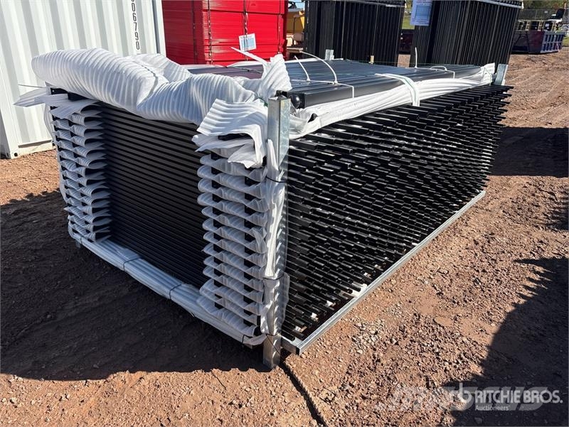 Quantity of (30) 9 ft 1 in x 6 ft 8 in Powder Coat Fencing equipment