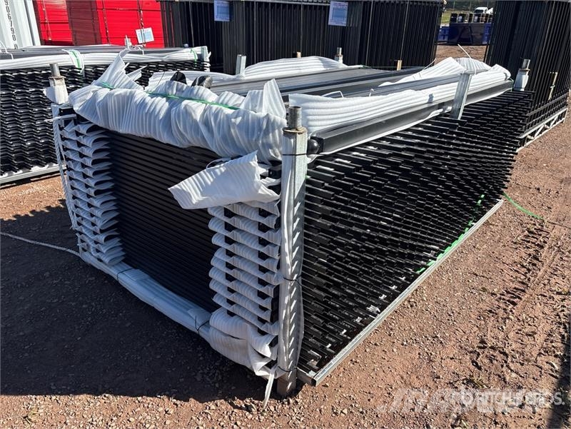Quantity of (30) 9 ft 1 in x 6 ft 8 in Powder Coat Fencing equipment