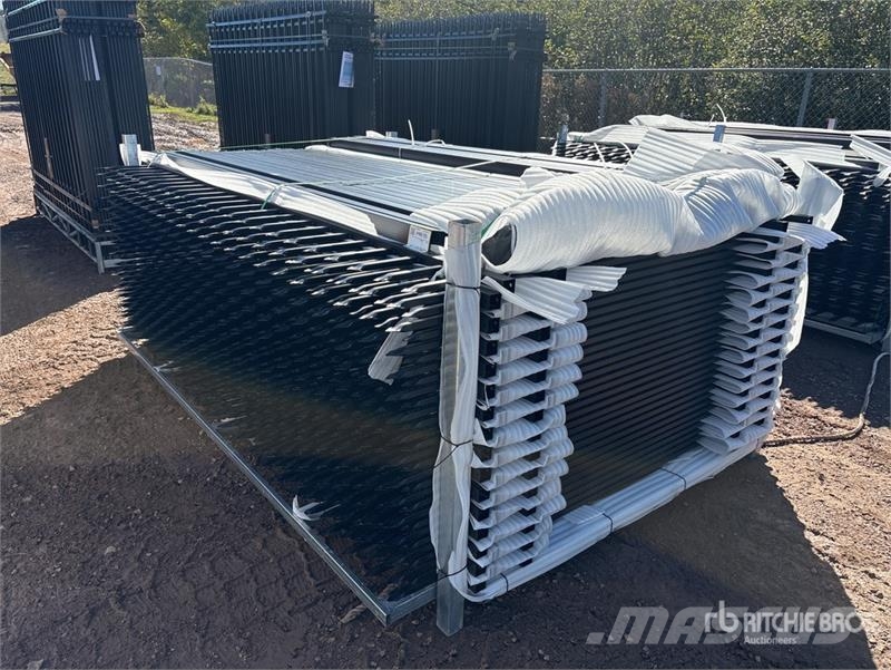 Quantity of (30) 9 ft 1 in x 6 ft 8 in Powder Coat Fencing equipment