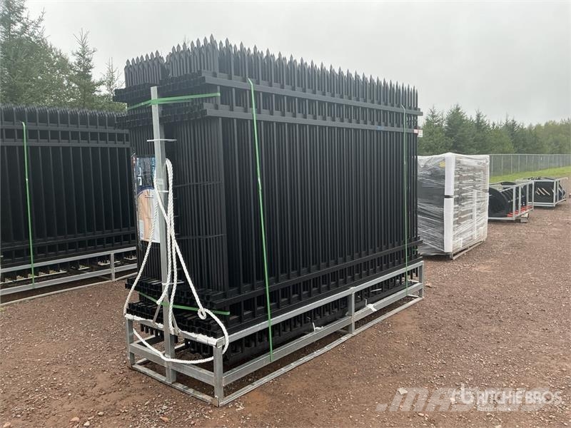 Quantity of (30) 9 ft 9 in x 6 ft 5 in Powder Coat Fencing equipment