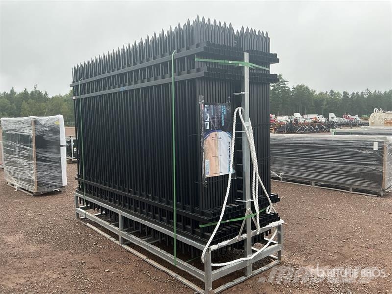 Quantity of (30) 9 ft 9 in x 6 ft 5 in Powder Coat Fencing equipment
