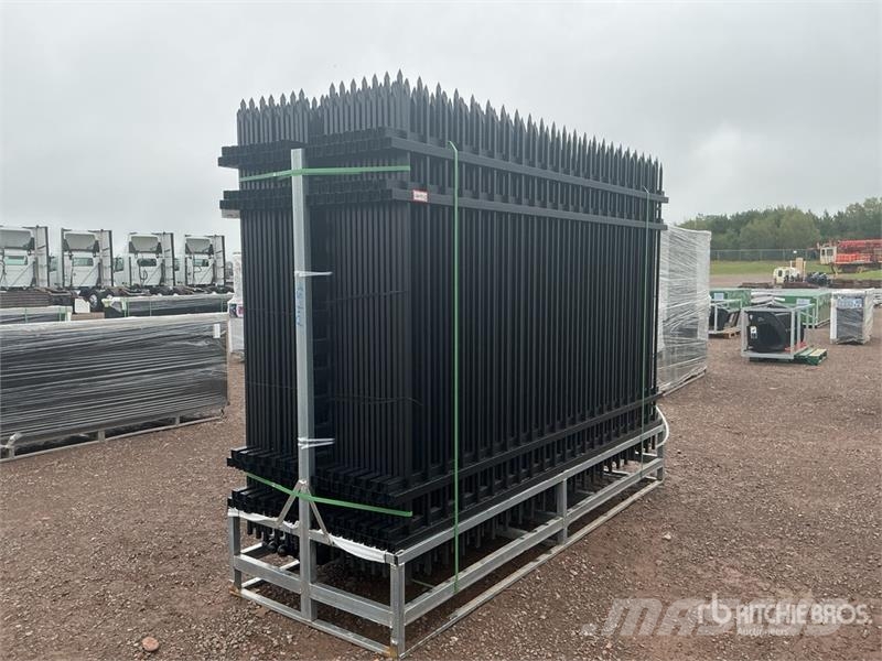 Quantity of (30) 9 ft 9 in x 6 ft 5 in Powder Coat Fencing equipment