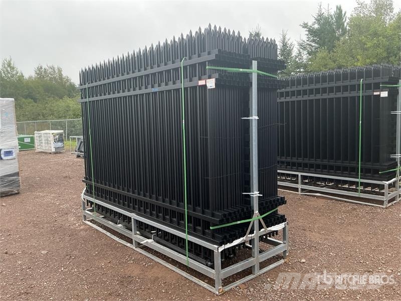 Quantity of (30) 9 ft 9 in x 6 ft 5 in Powder Coat Fencing equipment