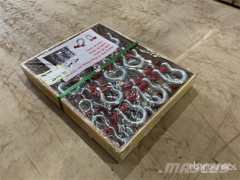 Quantity of (30) Sets of Heavy-Duty D-Ring (Unused Kranar, delar och tillbehör