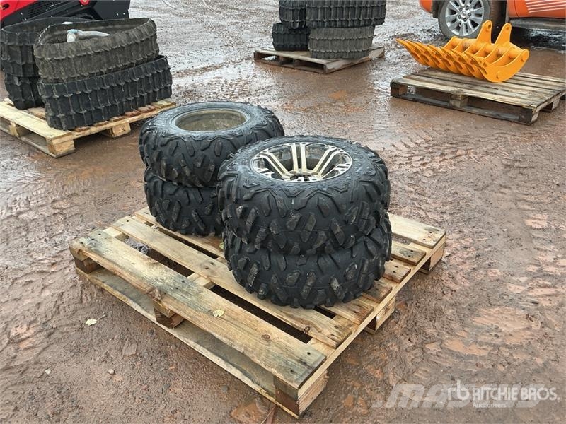  Quantity of (4) 25x8-12 Tires - Fits ATV الإطارات والعجلات والحافات