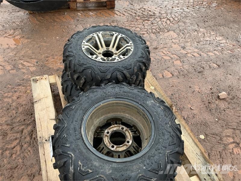  Quantity of (4) 25x8-12 Tires - Fits ATV الإطارات والعجلات والحافات