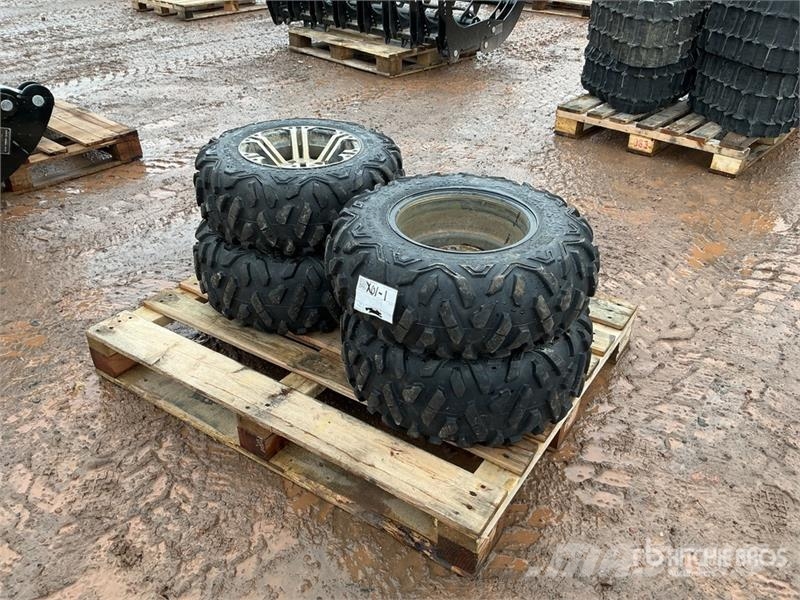  Quantity of (4) 25x8-12 Tires - Fits ATV الإطارات والعجلات والحافات