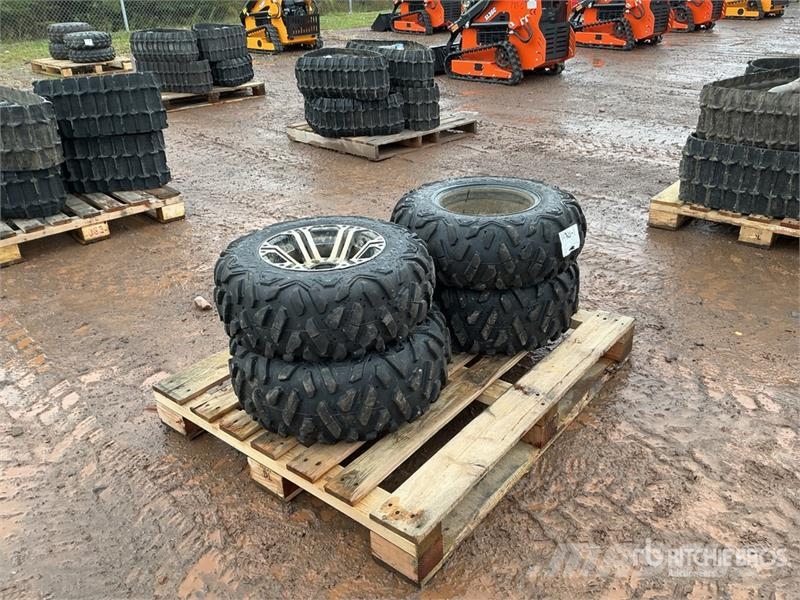  Quantity of (4) 25x8-12 Tires - Fits ATV الإطارات والعجلات والحافات