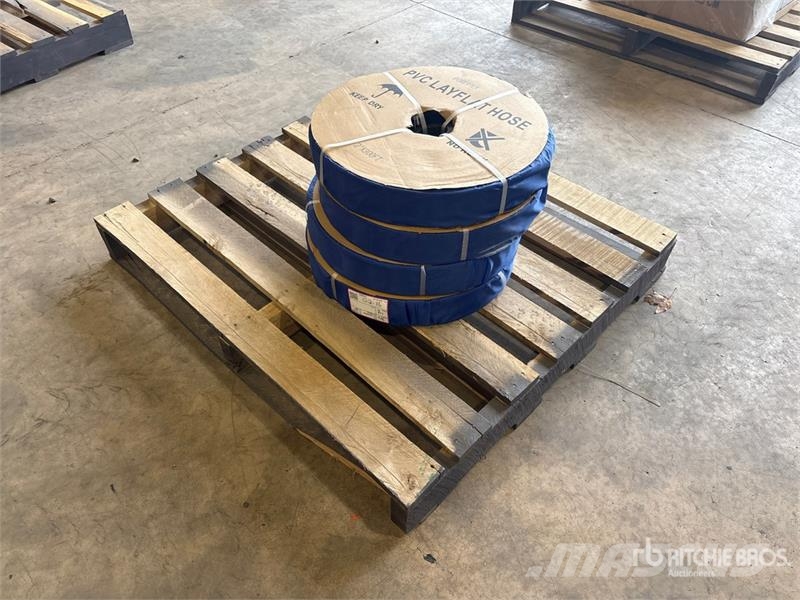 Quantity of (4) Powertek 2"-300FT PVC Layflat Wat Acessórios de concreto