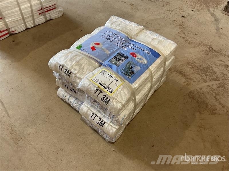  Quantity of (40) 1.2 in x 9.8 ft Heavy Duty Indust Drugi deli