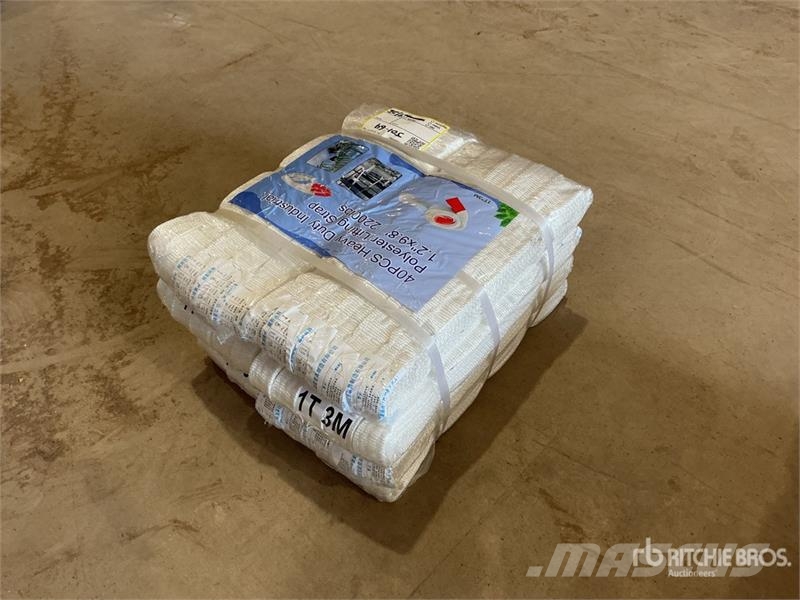  Quantity of (40) 1.2 in x 9.8 ft Heavy Duty Indust Drugi deli