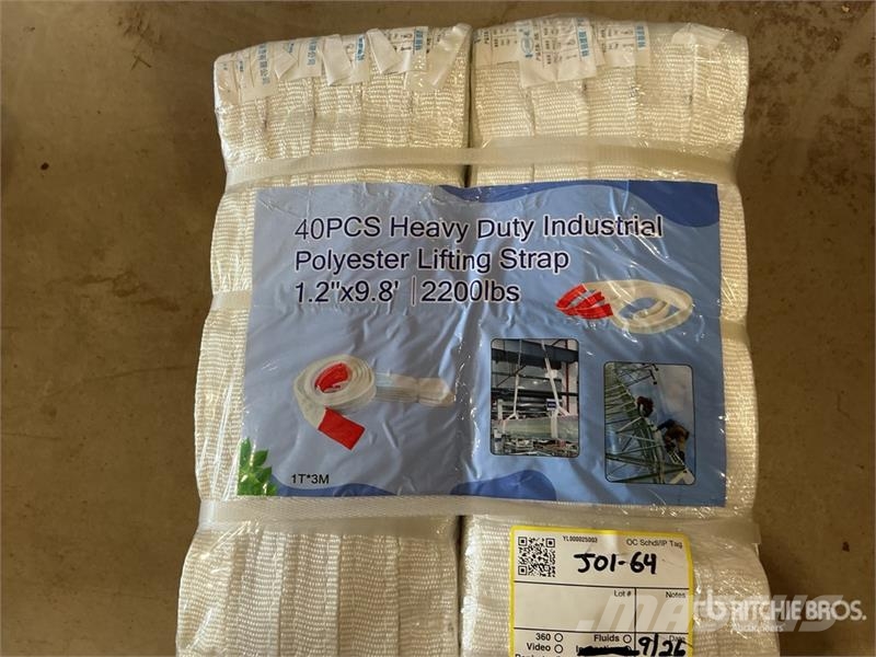  Quantity of (40) 1.2 in x 9.8 ft Heavy Duty Indust Drugi deli