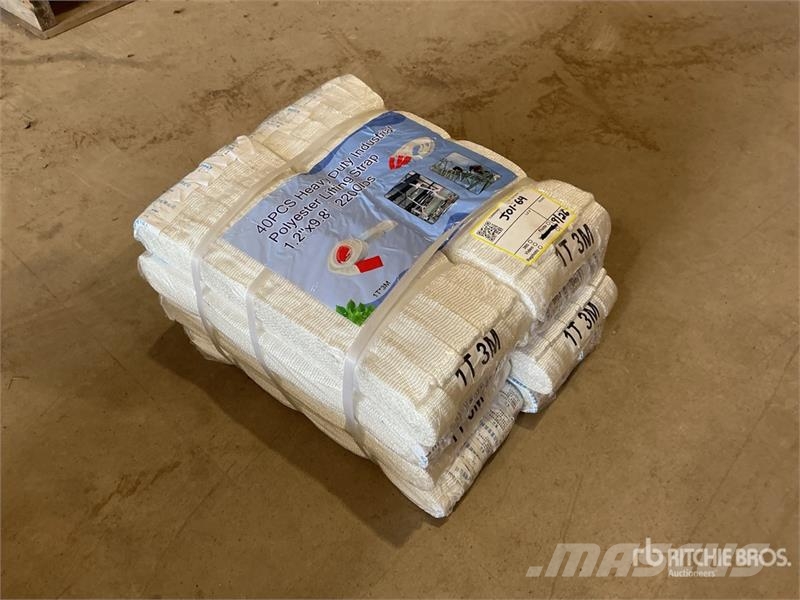  Quantity of (40) 1.2 in x 9.8 ft Heavy Duty Indust Drugi deli