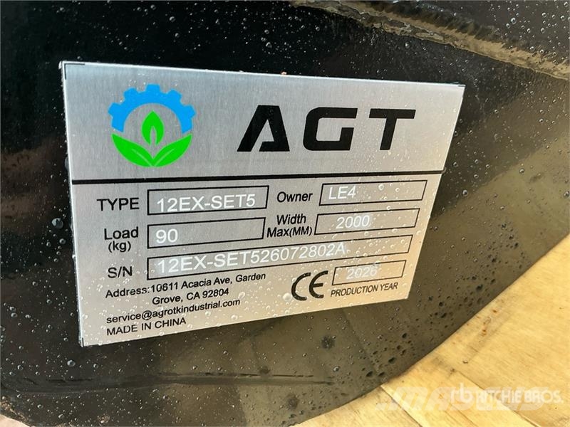  Quantity of (5)  AGT 12EX-SET5 Mini Excavator Atta مكونات أخرى