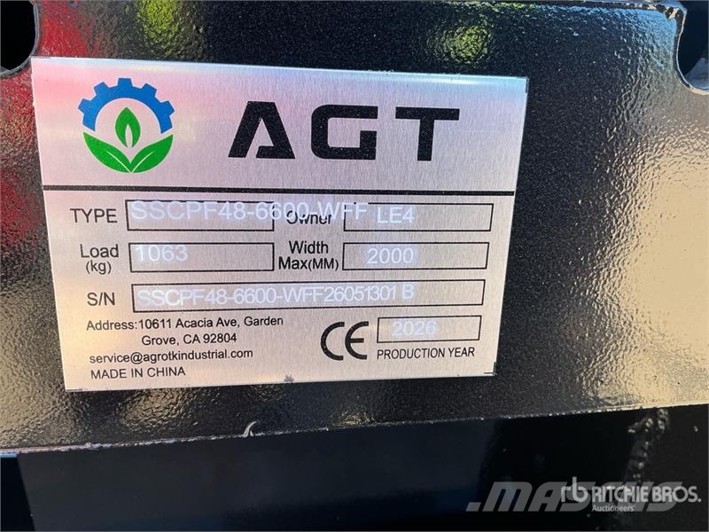  Quantity of (5)  AGT SSCPF42-2200-WFF 42 in Skid S Gabeln