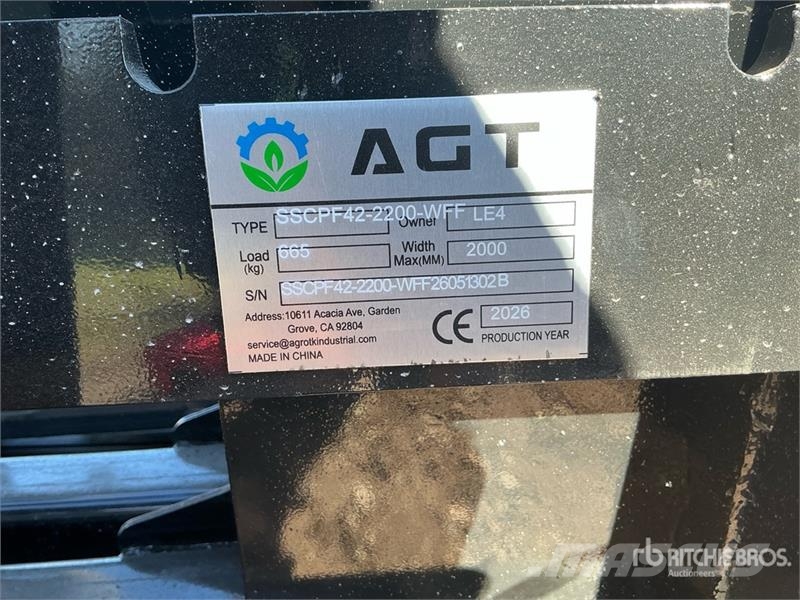 Quantity of (5) AGT SSCPF48-4400-WFF Skid Steer F Građevinarske viljuške