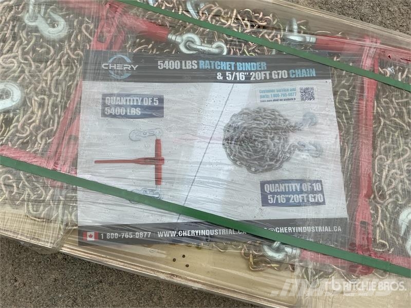  Quantity of (5) Greatbear 5400 lb Ratchet Binder ( Drugi deli