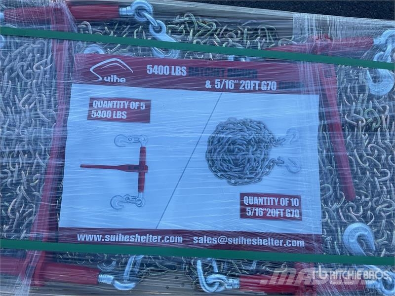  Quantity of (5)  Suihe BC-5400 5400 lb Ratchet Bin Drugi deli