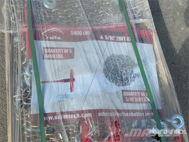  Quantity of (5)  Suihe BC-5400 5400 lb Ratchet Bin Drugi deli