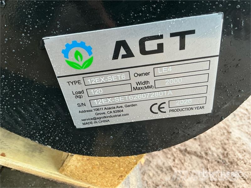  Quantity of (6)  AGT 12EX-SET6 Mini Excavator Atta مكونات أخرى