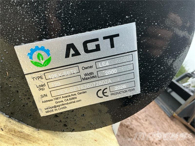  Quantity of (6)  AGT 12EX-SET6 Mini Excavator Atta مكونات أخرى