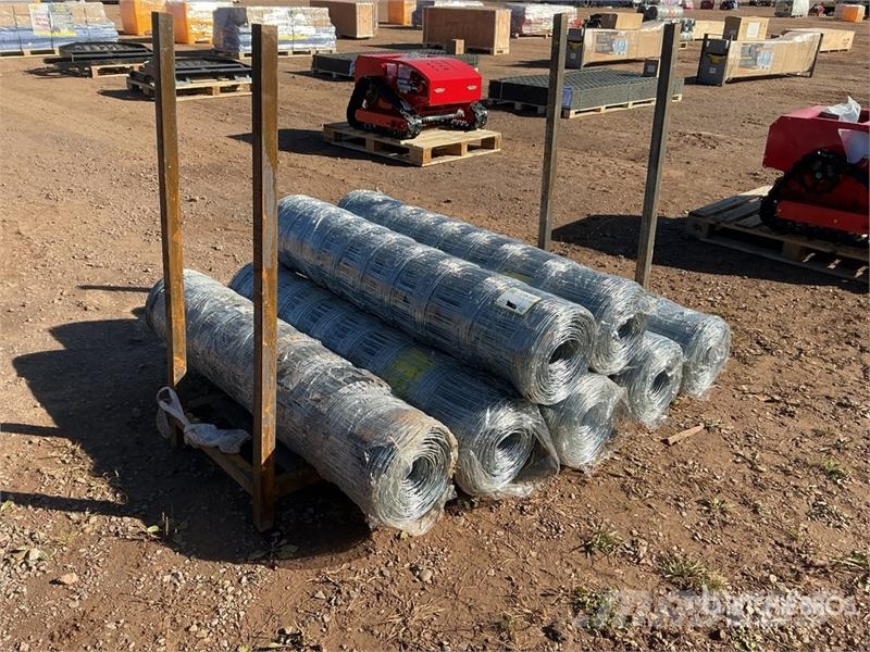 Quantity of (7) BYT FFC762 330 ft x 4 ft Galvaniz Attrezzature per recinzioni