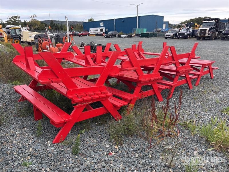 Quantity of (7) Picnic Table Építőipar - Egyebek