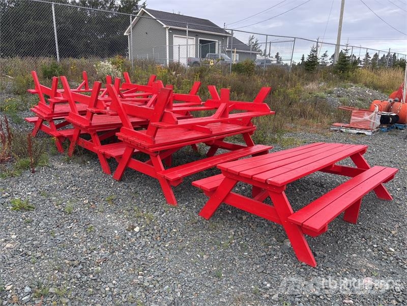 Quantity of (7) Picnic Table Építőipar - Egyebek