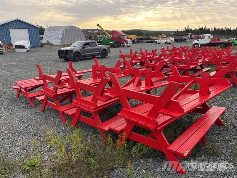 Quantity of (7) Picnic Table Építőipar - Egyebek