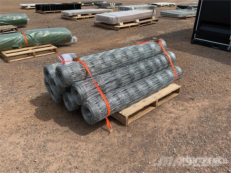 Quantity of (8) 164 ft x 4 ft 9 in Galvanized Hot- Zäune und Zubehör