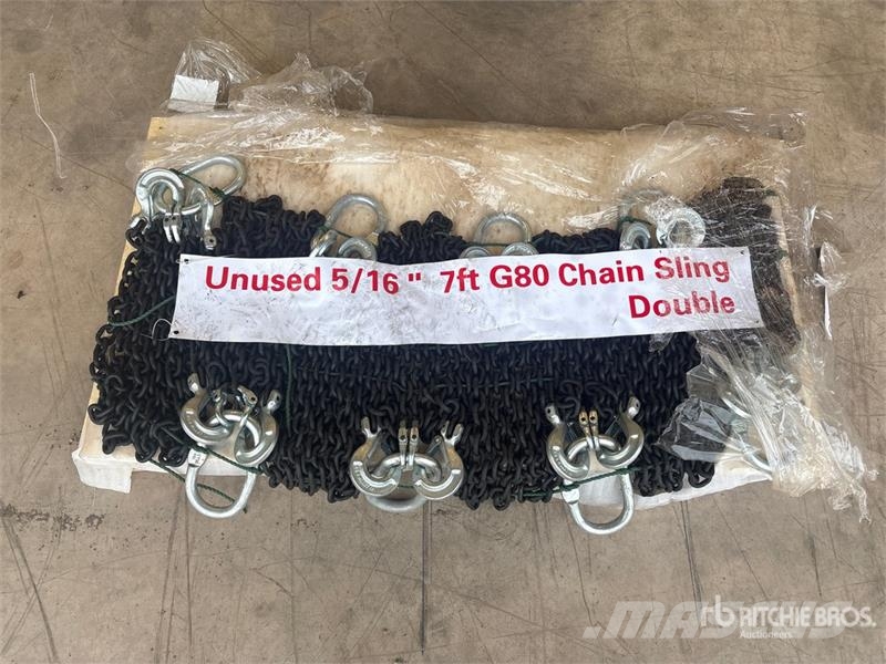 Quantity of (8) Greatbear Double Leg Lifting Chain Crane spares & accessories