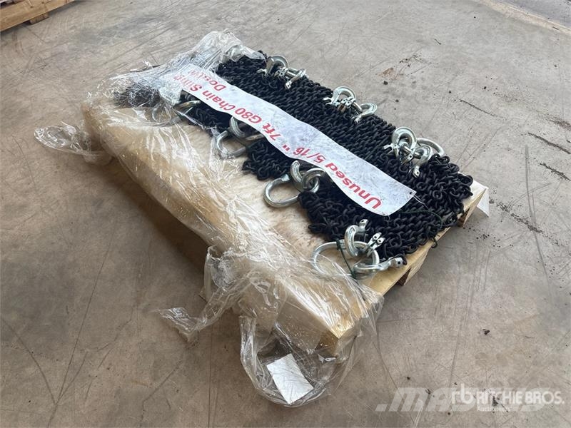 Quantity of (8) Greatbear Double Leg Lifting Chain Crane spares & accessories