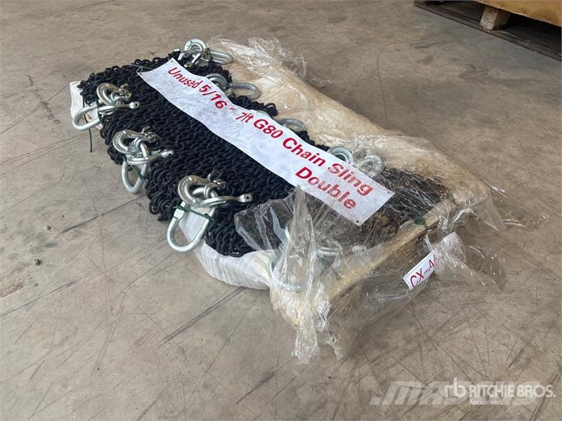 Quantity of (8) Greatbear Double Leg Lifting Chain Crane spares & accessories
