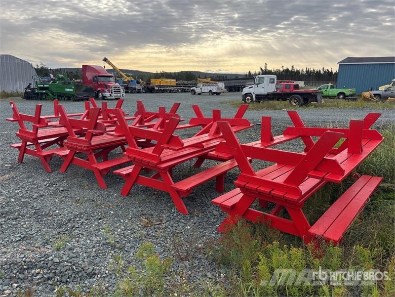Quantity of (8) Picnic Table Építőipar - Egyebek
