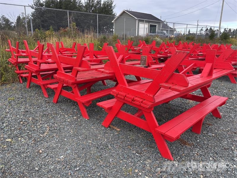 Quantity of (8) Picnic Table Építőipar - Egyebek